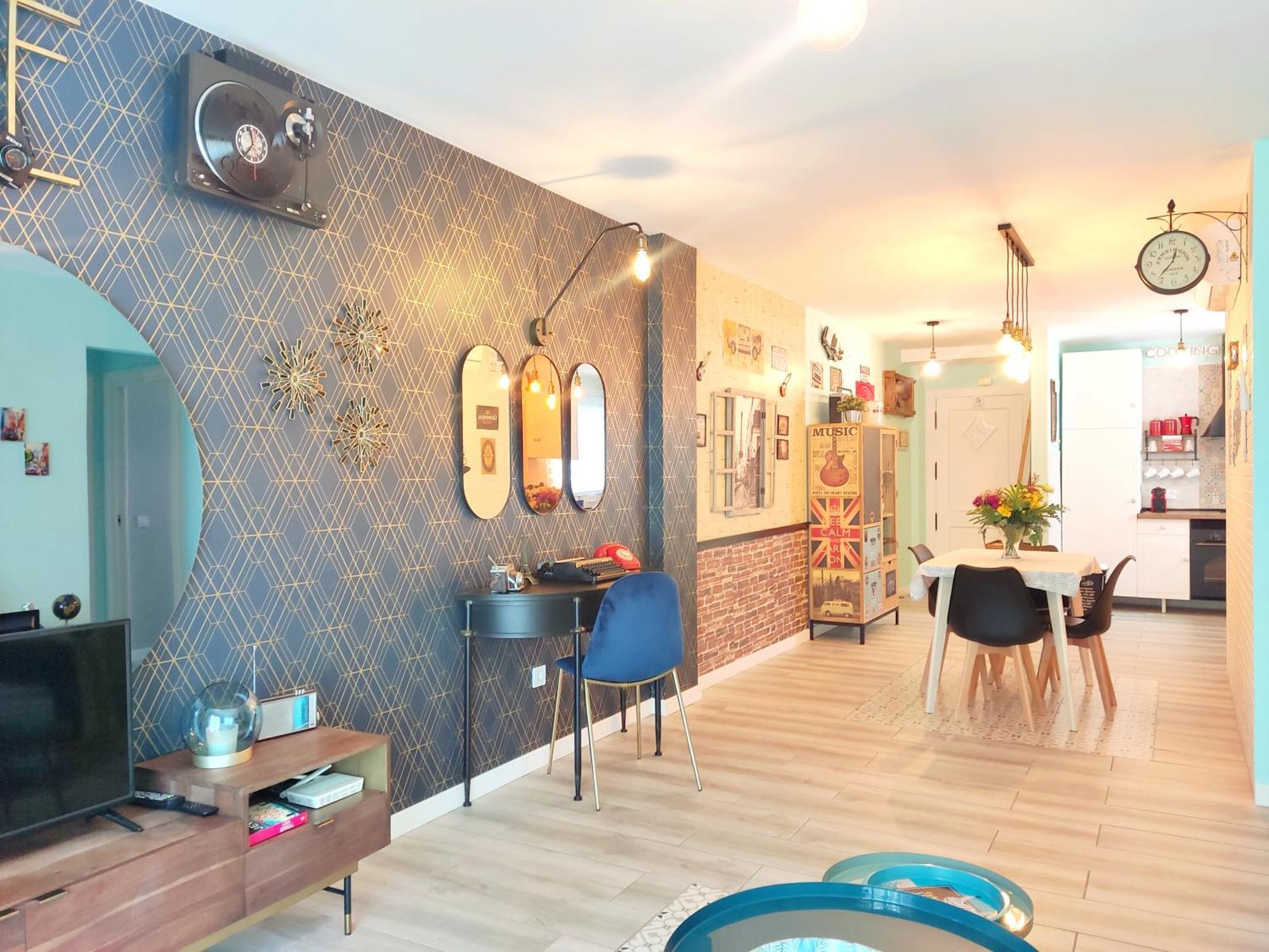 Ferienwohnung 80S Loft Vintage 15' Malaga Airport Free Guest Parking Alhaurín de la Torre Exterior foto